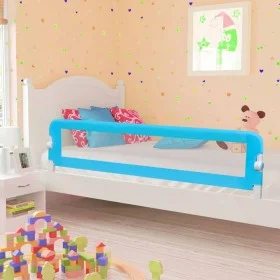 Blue polyester child bed safety rail 180x42 cm by vidaXL, Safety railings - Ref: Foro24-10173, Price: 30,40 €, Discount: %