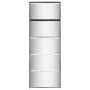 Mueble zapatero y espejo 5 niveles gris hormigón 63x17x169,5 cm by , Shoe racks and shoe organizers - Ref: Foro24-3228281, Pr...