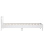Bettgestell mit Kopfteil und weißen LED-Leuchten 75x190 cm von , Betten und Lattenroste - Ref: Foro24-838750, Preis: 89,33 €,...