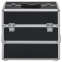 Maletín de maquillaje 37x24x35 cm aluminio negro de vidaXL, Neceseres - Ref: Foro24-91837, Precio: 53,02 €, Descuento: %