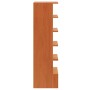 Mueble zapatero madera maciza de pino marrón cera 52x30x104 cm by , Shoe racks and shoe organizers - Ref: Foro24-837393, Pric...