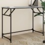 Schreibtisch aus Ingenieurholz und Stahl, Sonoma Grau, 100x45x76 cm. von , Schreibtische - Ref: Foro24-842269, Preis: 49,88 €...