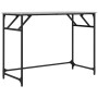 Escritorio madera ingeniería y acero Sonoma gris 100x45x76 cm de , Escritorios - Ref: Foro24-842269, Precio: 49,83 €