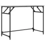 Schreibtisch aus Ingenieurholz und Stahl, Sonoma Grau, 100x45x76 cm. von , Schreibtische - Ref: Foro24-842269, Preis: 49,26 €...