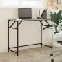 Schreibtisch aus Ingenieurholz und Stahl, Sonoma Grau, 100x45x76 cm. von , Schreibtische - Ref: Foro24-842269, Preis: 49,26 €...