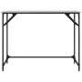Schreibtisch aus Ingenieurholz und Stahl, Sonoma Grau, 100x45x76 cm. von , Schreibtische - Ref: Foro24-842269, Preis: 49,26 €...