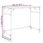Schreibtisch aus Ingenieurholz und Stahl, Sonoma Grau, 100x45x76 cm. von , Schreibtische - Ref: Foro24-842269, Preis: 49,26 €...