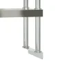 Regal auf Arbeitstisch 2 Etagen Edelstahl 110x30x65 cm von , Wiederherstellung - Ref: Foro24-376449, Preis: 132,83 €, Rabatt: %