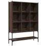 Ingenieurholzregal in Eichenbraun 102x30x141,5 cm von , Bücherregale und Regale - Ref: Foro24-3214333, Preis: 109,64 €, Rabat...