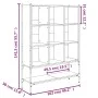 Ingenieurholzregal in Eichenbraun 102x30x141,5 cm von , Bücherregale und Regale - Ref: Foro24-3214333, Preis: 109,64 €, Rabat...