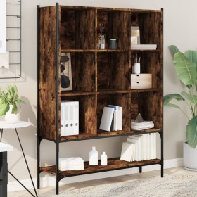 Regal Eiche Rauch 102x30x141,5 cm aus Ingenieurholz. von , Bücherregale und Regale - Ref: Foro24-3214331, Preis: 107,64 €, Ra...