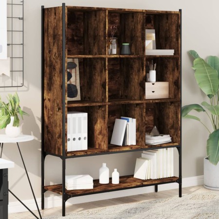 Regal Eiche Rauch 102x30x141,5 cm aus Ingenieurholz. von , Bücherregale und Regale - Ref: Foro24-3214331, Preis: 107,64 €, Ra...