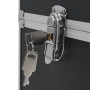 Maletín de maquillaje 37x24x35 cm aluminio negro de vidaXL, Neceseres - Ref: Foro24-91837, Precio: 53,02 €, Descuento: %
