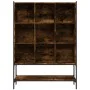 Estantería madera de ingeniería roble ahumado 102x30x141,5 cm de , Librerías y estanterías - Ref: Foro24-3214331, Precio: 106...