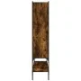 Estantería madera de ingeniería roble ahumado 102x30x141,5 cm de , Librerías y estanterías - Ref: Foro24-3214331, Precio: 106...