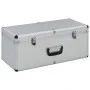 Storage boxes 2 units silver aluminum by vidaXL, Toolboxes - Ref: Foro24-91850, Price: 98,39 €, Discount: %