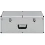 Storage boxes 2 units silver aluminum by vidaXL, Toolboxes - Ref: Foro24-91850, Price: 98,39 €, Discount: %