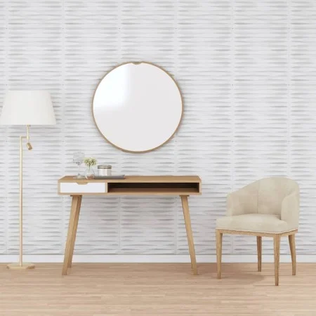 48 Stück XPS-Wandpaneele in weißem Stein, 50x50 cm, 12 m². von , Wandverkleidung - Ref: Foro24-356939, Preis: 113,92 €, Rabat...