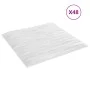48 Stück XPS-Wandpaneele in weißem Stein, 50x50 cm, 12 m². von , Wandverkleidung - Ref: Foro24-356939, Preis: 113,92 €, Rabat...