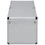 Storage boxes 2 units silver aluminum by vidaXL, Toolboxes - Ref: Foro24-91850, Price: 98,39 €, Discount: %