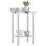 Mesa trabajo cocina y salpicadero acero inoxidable 55x55x93 cm by , Restoration - Ref: Foro24-376456, Price: 113,74 €, Discou...