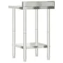 Mesa trabajo cocina y salpicadero acero inoxidable 55x55x93 cm by , Restoration - Ref: Foro24-376456, Price: 113,74 €, Discou...