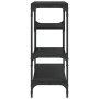 Mesa consola madera de ingeniería negra 100x30x75 cm by , Side tables - Ref: Foro24-838913, Price: 69,30 €, Discount: %