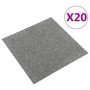 Baldosas de suelo de moqueta 20 uds 5 m² 50x50 cm gris en Suelos y moquetas | Comprar online en Foro24