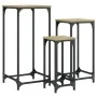 Mesas auxiliares apilables 3 uds madera ingeniería roble Sonoma de , Mesas auxiliares - Ref: Foro24-838939, Precio: 47,69 €, ...
