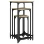 Mesas auxiliares apilables 3 uds madera ingeniería roble Sonoma de , Mesas auxiliares - Ref: Foro24-838939, Precio: 47,69 €, ...