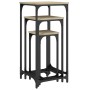 Mesas auxiliares apilables 3 uds madera ingeniería roble Sonoma by , Side tables - Ref: Foro24-838939, Price: 48,41 €, Discou...