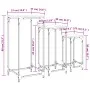 Mesas auxiliares apilables 3 uds madera ingeniería roble Sonoma de , Mesas auxiliares - Ref: Foro24-838939, Precio: 47,69 €, ...