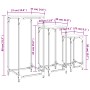 Mesas auxiliares apilables 3 uds madera ingeniería roble Sonoma by , Side tables - Ref: Foro24-838939, Price: 48,41 €, Discou...