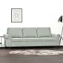 3-seater light gray velvet sofa 180 cm by , Sofas - Ref: Foro24-359539, Price: 295,52 €, Discount: %