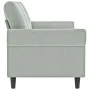3-seater light gray velvet sofa 180 cm by , Sofas - Ref: Foro24-359539, Price: 295,52 €, Discount: %