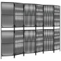 6-teiliger schwarzer synthetischer Rattanschirm von , Raumteiler - Ref: Foro24-365400, Preis: 152,51 €, Rabatt: %