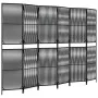 6-teiliger schwarzer synthetischer Rattanschirm von , Raumteiler - Ref: Foro24-365400, Preis: 158,06 €, Rabatt: %