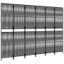 6-teiliger schwarzer synthetischer Rattanschirm von , Raumteiler - Ref: Foro24-365400, Preis: 152,51 €, Rabatt: %