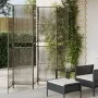 Biombo de 6 paneles ratán sintético gris de , Divisores de ambientes - Ref: Foro24-365402, Precio: 162,21 €, Descuento: %