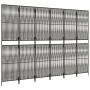 Gray synthetic rattan 6-panel screen by , Room dividers - Ref: Foro24-365402, Price: 156,54 €, Discount: %