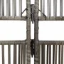 Grauer 6-teiliger Paravent aus synthetischem Rattan von , Raumteiler - Ref: Foro24-365402, Preis: 162,21 €, Rabatt: %