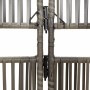 Gray synthetic rattan 6-panel screen by , Room dividers - Ref: Foro24-365402, Price: 156,54 €, Discount: %