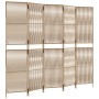 5 panel beige synthetic rattan screen by , Room dividers - Ref: Foro24-365399, Price: 126,84 €, Discount: %