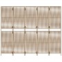 5-teiliger beigefarbener Sichtschutz aus synthetischem Rattan von , Raumteiler - Ref: Foro24-365399, Preis: 126,84 €, Rabatt: %