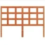 Wax brown solid pine wood bed headboard 135 cm by , Headboards and footboards - Ref: Foro24-844200, Price: 39,94 €, Discount: %