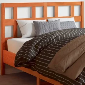 Bettkopfteil aus massivem Kiefernholz in Wachsbraun, 135 cm von , Kopf- und Fußteile - Ref: Foro24-844353, Preis: 39,87 €, Ra...