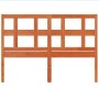 Cabecero de cama madera maciza de pino marrón cera 135 cm de , Cabeceros y pies de cama - Ref: Foro24-844353, Precio: 40,24 €