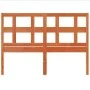 Wax brown solid pine wood bed headboard 135 cm by , Headboards and footboards - Ref: Foro24-844353, Price: 39,86 €, Discount: %