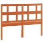 Cabecero de cama madera maciza de pino marrón cera 135 cm de , Cabeceros y pies de cama - Ref: Foro24-844353, Precio: 40,24 €