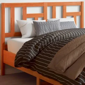 Bettkopfteil aus massivem Kiefernholz in Wachsbraun, 160 cm von , Kopf- und Fußteile - Ref: Foro24-844366, Preis: 40,09 €, Ra...